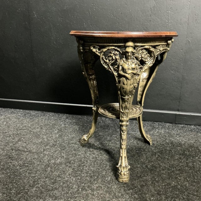 Metal Royal Commemorative Princess Diana Drinks Table, 1981 For Sale - Image 7 of 9