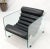 Fabio Lenci Hyaline Chair Lounge Glass Black Leather, 1974 For Sale - Image 11 of 13