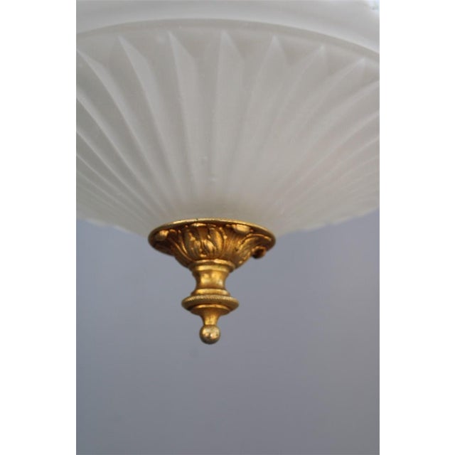 Lantern in Engraved Crystal and Brass, Italy, 1950s For Sale - Image 11 of 18