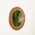 Gold Round Mirror in Curved Bamboo with Rattan and Wicker by Franco Albini, Italy, 1960s For Sale - Image 8 of 10