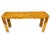 Late 20th Century Vintage U-Legged Burl Wood Console Table For Sale - Image 5 of 12