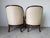 Wood Vintage French Empire Style Swan Armchairs With Gilded Carved Arms – A Pair For Sale - Image 7 of 12