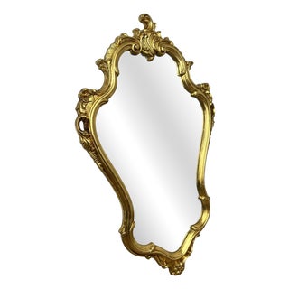 Vintage French Style Ornate Wall Mirror For Sale