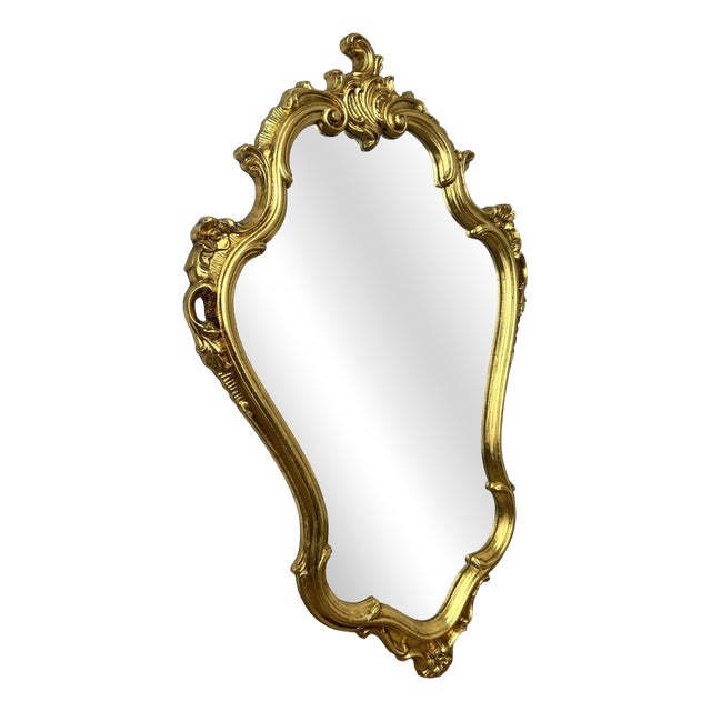 Vintage French Style Ornate Wall Mirror For Sale