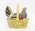 Late 20th Century Este for Tiffany & Co. Ceramic Hen Form Basket For Sale - Image 5 of 11