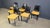 Vintage Black Leather and Fabric Dining Chairs, 1980s, Set of 6 For Sale - Image 10 of 14