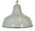 Industrial Grey Enamel Factory Pendant Lamp, 1960s For Sale
