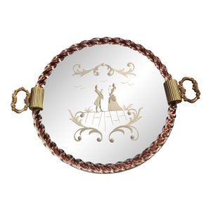 1940s Venetian Murano Style Dresser Tray
