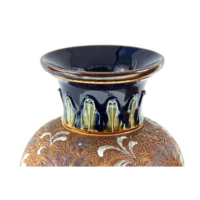 Antique Vases from Royal Doulton, 1900, Set of 2 For Sale - Image 9 of 11
