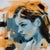 Profile on Orange by Ryan Morse | Oil on Artefex panel Portrait of a girl with orange background For Sale
