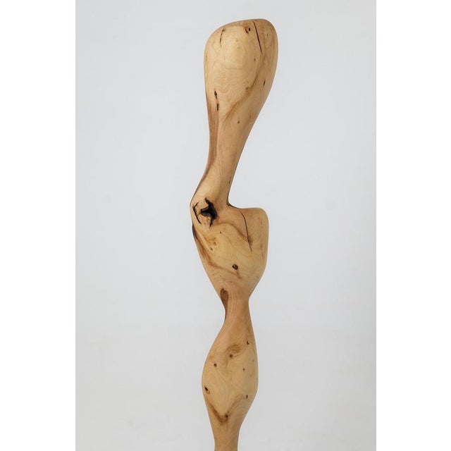 Early 21st Century Still Stand Abstract Wood Sculpture in Walnut by Logniture For Sale - Image 5 of 10