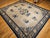 Ivory Antique Chinese Peking Rug, Hand-Knotted Wool, Fortune Symbols, 1800s, 10' x 12' For Sale - Image 8 of 18