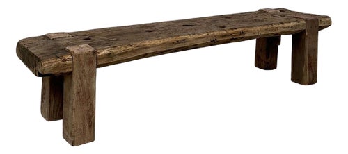 Brutalist Wood Coffee Table