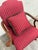 Vintage 1995 Ethan Allen Queen Anne Wingback Lounge Chair With Ottoman For Sale - Image 15 of 18