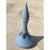 Vintage Hand-Painted Blue Ceramic Decanter With Spire Stopper For Sale - Image 4 of 8