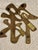 Metal 1970’s Solid Brass Chinese Symbol Chinoiserie Trivets or Wall Hangings - A Set of 4 For Sale - Image 7 of 10