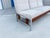 Mid-Century Walnut and Aluminum Three-Seat Sofa, 1960s For Sale - Image 4 of 8