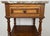 Antique French Oak Bedside Table with Marble Top For Sale - Image 4 of 10