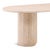 Modern Outdoor Oval Faux Travertine Dining Table For Sale - Image 4 of 5