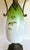 Antique Victorian Revival Hand-Painted Floral Glass Table Lamp With Dolphin Supports For Sale - Image 9 of 12