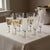 Mid 20th Century Vintage Tiffin-Franciscan Shooting Star Juice Glasses Set 8-MCM Etched Crystal For Sale - Image 5 of 10