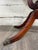 Late 20th Century Vintage Duncan Phyfe Style Mahogany Lyre Pedestal Base Accent Table For Sale - Image 5 of 16
