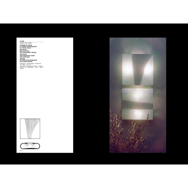 Mid-Century Modern LP 259 Wall Sconces by Carlo Nason for A.V. Mazzega, 1970s, Set of 4 For Sale - Image 3 of 16