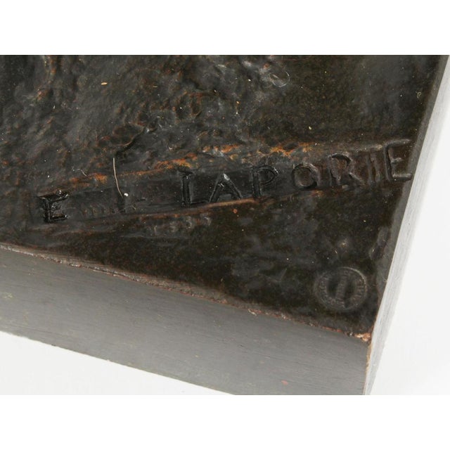 Emile Laporte, Vercingetorix with His Son, 19th Century, Bronze For Sale - Image 17 of 18