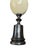 1950s Vintage Exotic Wood and Ostrich Egg Lamps from Maison Jansen, 1950s, Set of 2 For Sale - Image 5 of 9