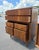 Fully-Refinished Mid Century United Diamond Front Dresser Set For Sale - Image 12 of 16