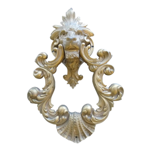 French 18th Century Gilt Bronze Door Knocker