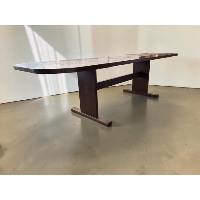 1960s Danish Extendable Dining Table by Poul Poulsen for Gangso Møbler, 1960s For Sale - Image 5 of 9