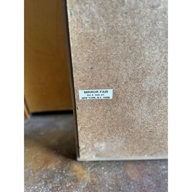 1990s Mirror Fair Nyc Queen Anne Style Mirror | Style #6657 For Sale In Detroit - Image 6 of 6