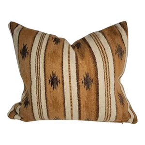 Earl;y Navajo Navajo Indian Weaving Pillow