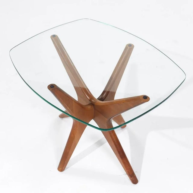 Adrian Pearsall Mid Century Walnut Jacks Side Tables - Pair For Sale - Image 10 of 11