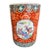 Vintage Large Famille Rose Chinese Jardiniere Glazed Ceramic Vase Jar For Sale