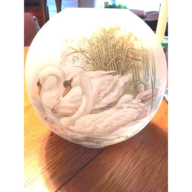 This is a stunning antique that has a modern purpose - lighting!! This is an oil lamp from the Art Nouveau Era, dating it...