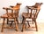 Late 20th Century Vintage Ethan Allen Rock Maple Captain's Chairs - Heirloom Collection For Sale - Image 5 of 8