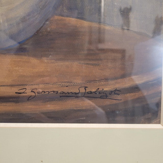 Louis-Germain Baligot, Flowers, 20th Century, Gouache For Sale - Image 16 of 18