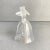 Vintage Lalique Crystal Bird Bell Frosted Glass Sparrow For Sale - Image 10 of 11