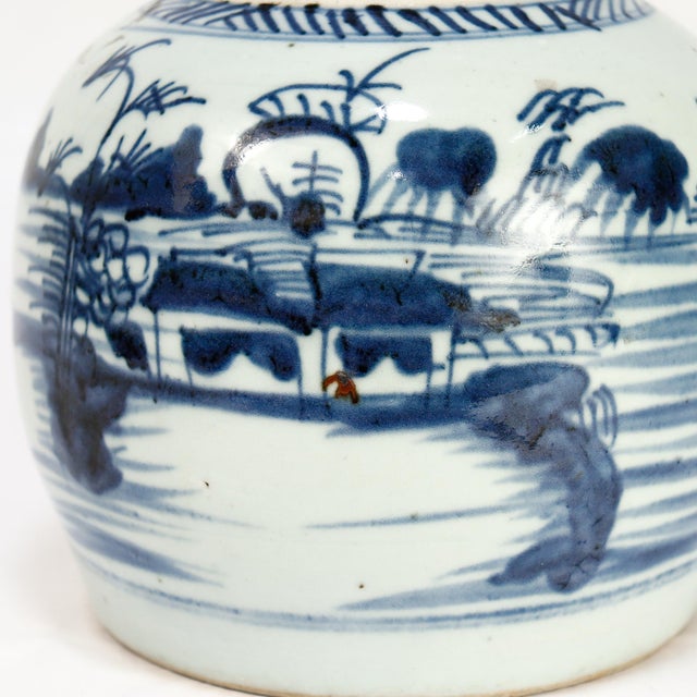 Antique Chinese Export Porcelain Ginger Jar For Sale - Image 12 of 12