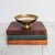 Mid-Century Modern Vintage Brass and Mother-of-Pearl Trinket Dish For Sale - Image 3 of 6