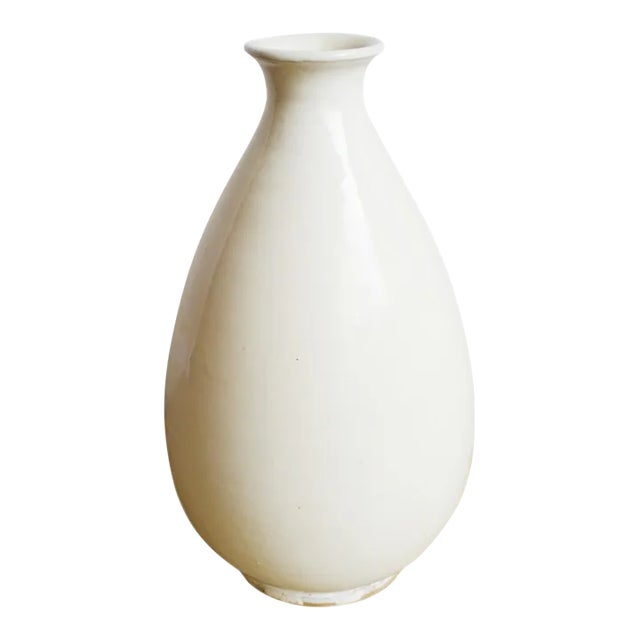 White Ceramic Milk Jar Pottery For Sale