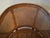 20th Century Louis XV Half-Moon Rattan and Hardwood Armchair For Sale - Image 6 of 16