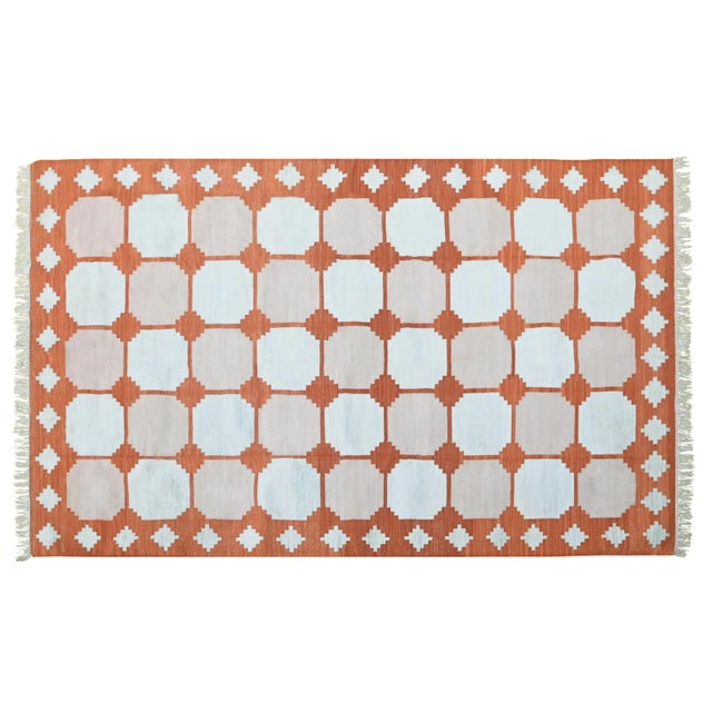 Not Yet Made - Made To Order Mishka Rug, 13' x 18', Terra Cotta, Pink and White For Sale - Image 5 of 5