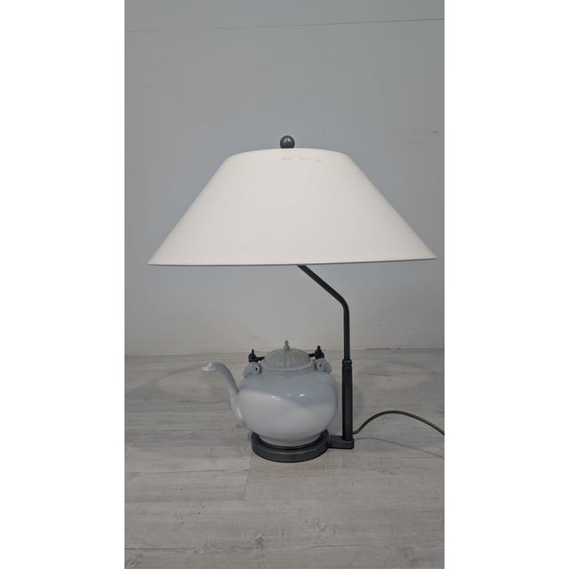 Porcelain Lamp by Gio Panti for Richard Ginori, 1980s For Sale - Image 14 of 18