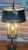 Metal Antique French Bouilette Brass and Metal Shade 3-Light Table Lamp, 1930s For Sale - Image 7 of 11