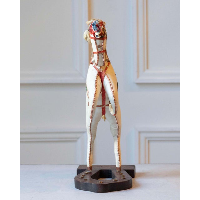 French Decorative Horse in Moleskin with Saddle and Harness, 20th Century For Sale - Image 14 of 16