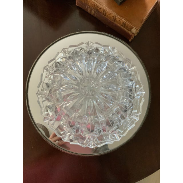Transparent Vintage French J. G. Durand Crystal Centerpiece Bowl. A Great Serving Bowl or Accent Piece for Palm Beach Regency & Grandmillennial Decor For Sale - Image 8 of 8