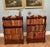 Regency Open Waterfall Bookcases in Mahogany, Set of 2 For Sale - Image 5 of 10